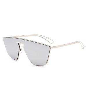 Mirror Sunglasses Men Brand Designed Women Sunglasses Metal