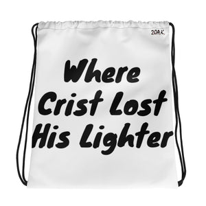 Drawstring bag lost christ lighter