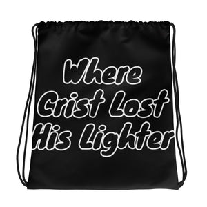 Drawstring bag lost christ lighter
