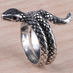 Cool Rings Gothic Deep Sea Squid Octopus Ring Vintage Wolf/Deer/Leaf/Dargon/Snake